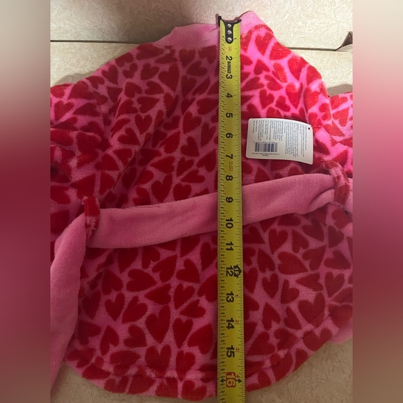 Brand new Dog-robe Pink Heart Patterned - Picture 5 of 9